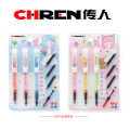 CHREN Transparent Little Girl Cute Fountain Pen Set CR-6178. 