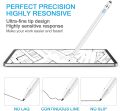 DIGDAN Active Stylus Pen Pencil 2nd Gen, Rechargeable 1.0mm Fine Point Compatible Aple iPad_ Pro(2018-2022) with Palm Rejection iPad_ 8th/7th/6th, Pro 12.9 4th/3rd Gen, Air 4th/3rd, Mini 5th, Pro 11 High Precision Drawing Pen White. 