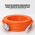 Original 120W Silica USB Cable for iPhone Series - Fast Charging Cable in Black & White. 
