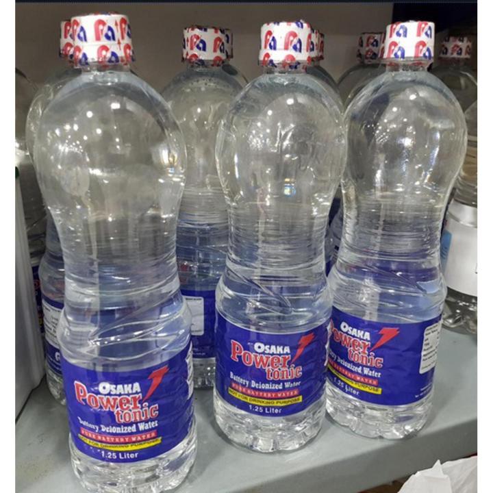 PACK OF 6 BOTTLES OSAKA OR VOLTA POWER TONIC PURE DEIONIZED DISTILLED BATTERY WATER