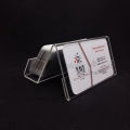 Visiting Card Holder for Table, Business Card Holder for Office, Card Holder for Desk & Counter, Transparent Card Holder, Perfect for Displaying Visiting Cards, Sleek & Professional Design, Acrylic Card Case, AGS. 