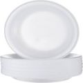 Disposable Foam Plates Pack of 100 pcs Medium-White. 