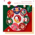 Mini High Definition Compact Pocket Mirror Hand-held Easy To Carry Vanity Mirror Red Santa Claus Pocket Make-up Mirror Women. 