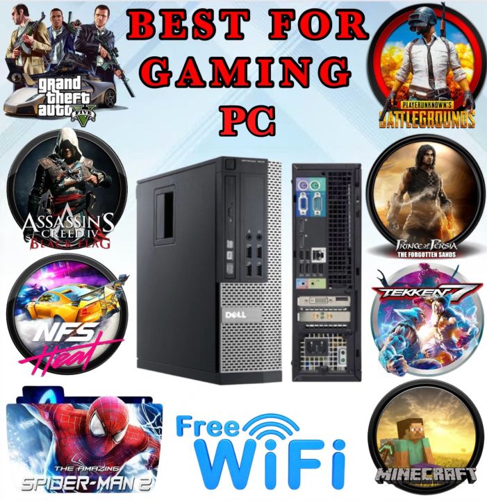 Dell Gaming PC core i5 3rd Gen - Ram 8GB Hard 500GB SSD 128GB Graphic Card 1GB