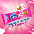AP Love Letter Double Stick Wafer Rolls - Rs 10 - 24 Pieces Pouches - Strawberry. 