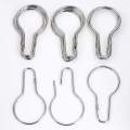Silver Metal Shower Curtain Style Hanging Clip Chain Hooks for Sorting & Organizing, Window Arts & Crafts Display, DIY Key Hangers. 