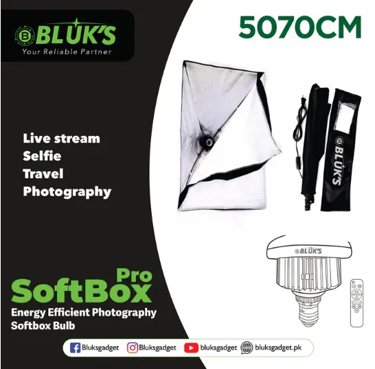BLUKS%20Professional%20Photography%20Studio%20Light%20Stand%20with%20Adjustable%20Softbox%20Light%20-%2050x70cm%20Energy-Efficient%20Lighting%20Equipment%20for%20Photo%20&%20Video%20-%20Image%203