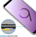 Samsung Galaxy S9 Plus - Soft Shock Proof Jelly Back Cover - Soft Silicone Transparent case Full Edge Cover for S9 Plus. 