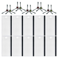 Replacement Parts for AIRROBO P20 Robot Vacuum Cleaner Spare Parts Accessories 10 Side Brushes, 10 Hepa Filters. 