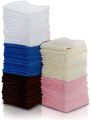 Hand Towel Face Towel Washcloths Set Ultra Soft Cotton Hand Towels Multicolored (30 x 30 Cm) Lightweight and Quick Dry Bathroom Towels. 