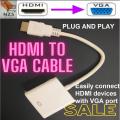HDMI to VGA Converter HDMI to VGA Adopter without Sound. 