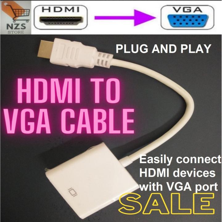 HDMI to VGA Converter HDMI to VGA Adopter without Sound