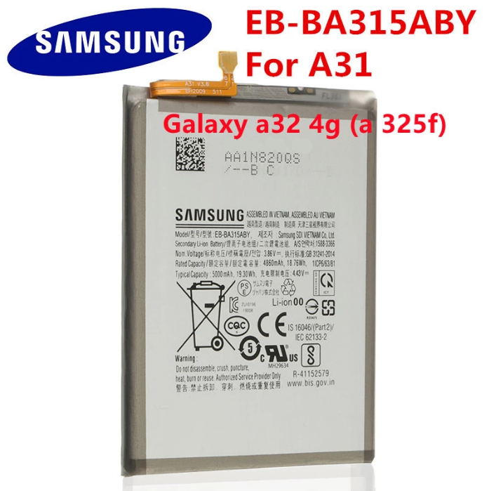 SAMSUNG%20A31%20/%20A32%204G%20Battery%20Replacement%20EB-BA315ABY%20Battery%20with%204000mAh%20Capacity%20_%20Silver%20-%20Image%203