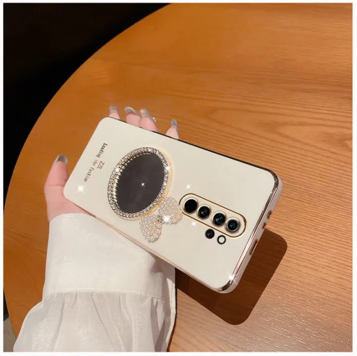 For%20Xiaomi%20Redmi%209%20Back%20Cover%20+%20Bowknot%20Makeup%20Mirror%20Fashion%20Shiny%20Plating%20Square%20Bumper%20Bling%20Girls%20Phone%20Case%20Soft%20TPU%20Silicone%20Shockproof%20Back%20Cover%20-%20Image%207