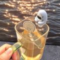 Reusable Silicone Tea Infuser Creative Shark Shaped Funny Herbal Tea Bag Coffee Filter Diffuser Strainer Tea Accessories. 