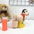New Children Electric Bubble Machine Toy Funny-looking Boy Fart Bubble Blower With Muic And Light Kid Gift. 