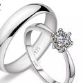 Beautiful Ring Set for Girls and Boys | Best Couples Silver Rings | 2 pieces set for Couples To Gift Each other on special occasions. 