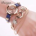 Duoya Femmes Bracelet Watches Mode Casual En Cuir Montre-bracelet Watch Female Woman Watch Relogio Feminino. 