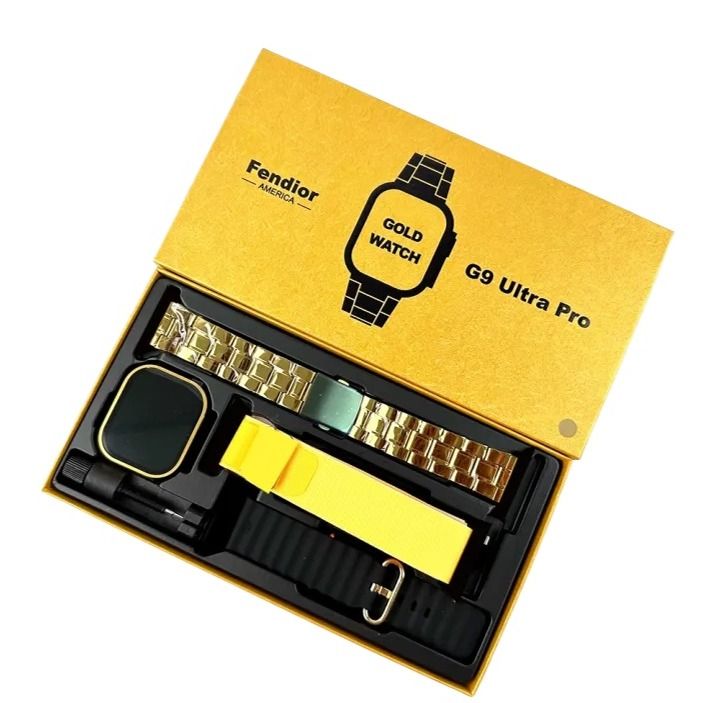 G9 Ultra Pro 2.03HD Screen Gold Smart Watch Ultra Series 8 NFC Bluetooth Call Men and Women Smartwatch Watch Ultra Wireless Charging