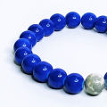 Blue Bead Bracelet for Men. 