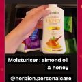 Honey Lotion  Natural Skin Moisturizer  Natural belnd of Almond and Shea Butter  for hand and body  perfect for Winter  Presentation in 200ml  Natural Product by Herbion. 