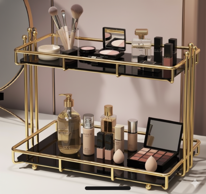 Make-up Organizer Metal Frame with mdf sheet