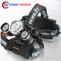 STREET VENDOR Portable mini Zoomable Rechargeable LED Headlamp High Power LED Headlamp with Rechargeable Batteries USB Rechargeable Headlight Waterproof Head Torch Super Bright 3 Led Rechargeable Headlamp - Multicolor. 
