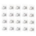 20Pcs Household Appliances Refrigerator Hook Bracket Wall Curtain Hanging Fixed Clip -B. 