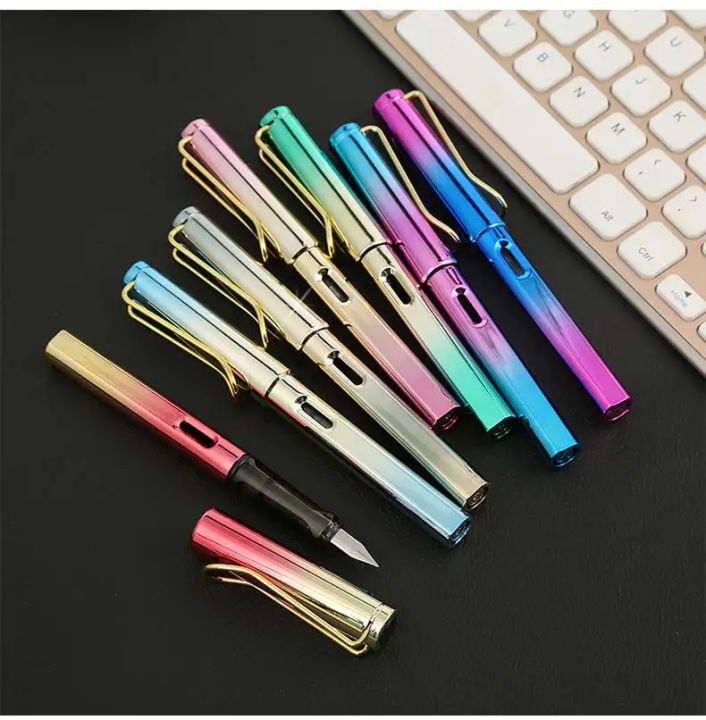 Best Quality Yerin Fountain Pen Best Quality Fancy Ink Pen Vintage Fountain Pen Drip Fountain Pens Dip Pen Free ink cartridge Special Bullet Pen Smooth Writing