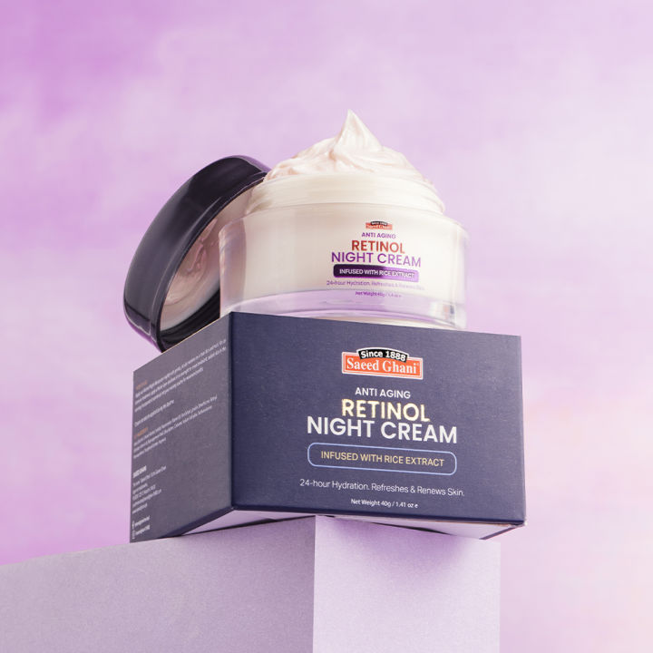 Saeed Ghani Anti Aging Retinol Night Cream