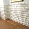3D Brick Wallpaper for Living Room / Bedroom Decoration Home Decor 3D White Brick Pattern Spruce Up Waterproof Brick Wallpaper Modern Wall Background. 