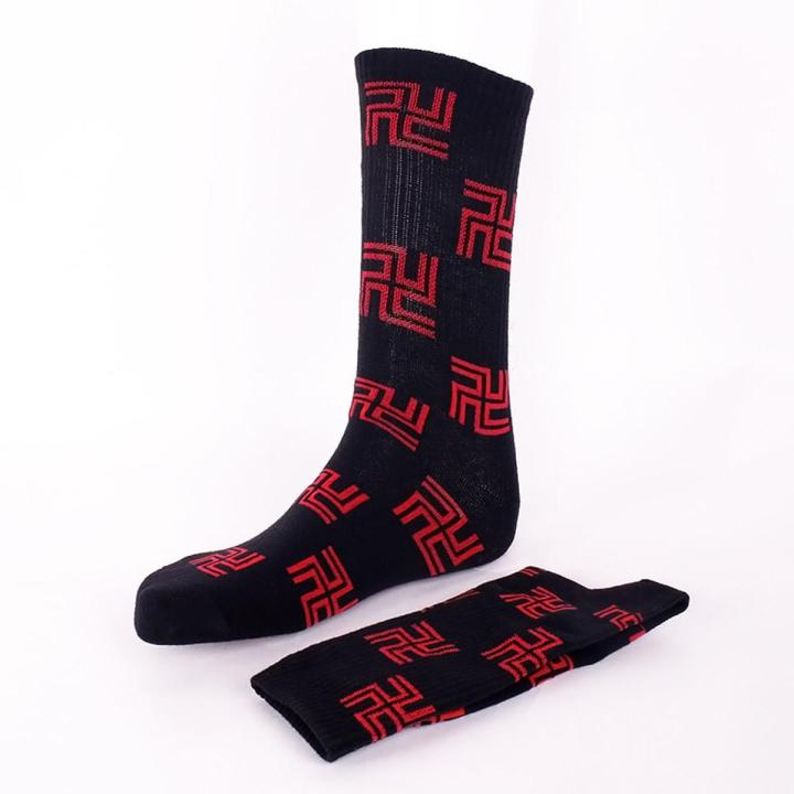 Tokyo Revengers Anime Tokyo Swastika Society Logos Socks Cotton Socks Black unisex Socks Soft Breathable Summer Winter Socks