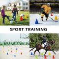 Multipurpose Football Training Cones Soccer Football Sports Speed Training Tool - Football marking Mini Size, 6inh  Multipurpose Training Cones Football Basketball, Soft & Durable Traffic Cone for Safety, Agility, Soccer, Football & Other Activities,. 