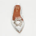 Transparent Flat Sandals Trending and stylish clear vinyl  kitten Flat for women. 
