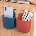 1-2 Mobile Wall Holder Socket Phone Charging Holder, Wall Mounted Mobile Phone Holder Remote Holder Brush Holder Accessories Holder Mobile Holder Plastic Multiple Colors. 