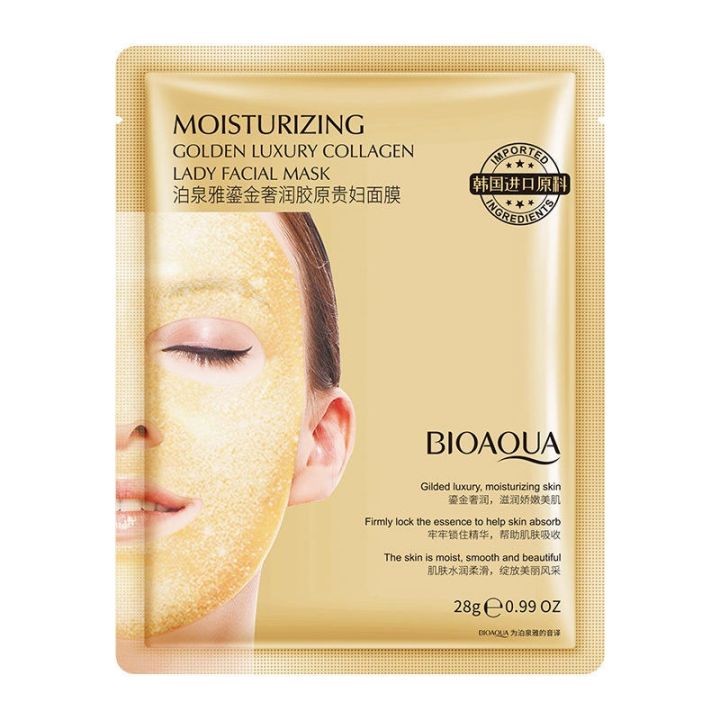 BIOAQUA Golden Luxury Collagen Lady Facial Sheet Mask