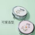 Small hand-held cute foldable double-sided small mirror female carry mini cosmetic mirror small flip portable. 
