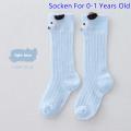 【HOT】 Kids Children's Socks For Girls Boys Bow Knee High Fishnet Socks Soft Cotton Cartoon Anti-Mosquito Socks Newborn Socken Clothing. 