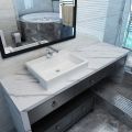 Pack of 2 Roll Self Adhesive Marble Design Furniture Stickers PVC Wallpaper Cabinets Gloss Film Vinyl 60 cm Marble Wall Sticker Sheet. 