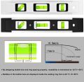 Level Magnetic Box Level with 180 90 45 Degree Bubble Level 150MM 6 Inch Level 3 Bubble Level Magnetic   Level Measuring Tool Magnetic  Level,e Measuring Tool (6 inch. 