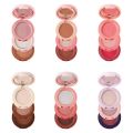 3 Color Eye Shadow Palette Matte Highlighter Blush Palette Shiny Eyeshadow Multifunctional Facial Eye Makeup Palette. 