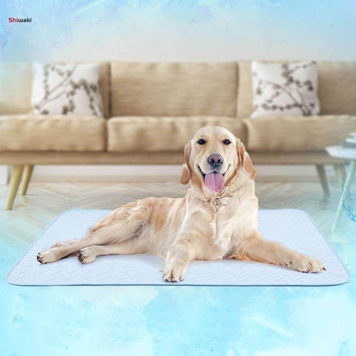 Pet Cooling Pad Washable Pet Cooling Pads for Bed for Summer Crates S