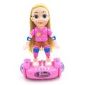 Balance Car Lovely Doll - Pink. 