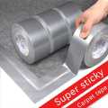 Super Sticky Cloth Duct Tape Carpet Floor Waterproof Tapes High Viscosity Silvery Grey Adhesive Tape DIY Home Decoration 5meter. 