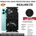 Realme_ C51 FULL BACK 360 premium Protection Skin Wrap with sides and camera protection skin for REALME C50 full cover Premium Quality skin wrap sheet for  realme c50. 