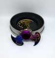 Rainbow Trio Fidget Spinner. 