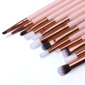 OTWOO - 12 PCs Eye Makeup Brushers Set (Pink). 