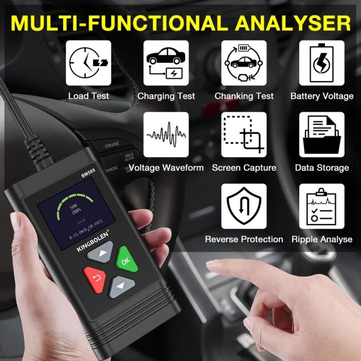 KINGBOLEN%20BM560%206V%2012V%20Car%20Ups%20Golf%20Car%20ATV%20Truck%20Motorcycle%20Boat%20%20LAWN%20Mower%20Battery%20Tester%20Battery%20Analyzer%20Charging%20Checker%20Cranking%20Checker%20Current%20Leakge%20Checker%20100-2000CCA%20Battery%20System%20Analyzer%20Charging%20Cranking%20Ancel%20Test%20Tools%20battery%20checker%20-%20Image%204
