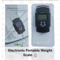 PORTABLE ELECTRIC SCALE(Portable LCD Pocket Electronic Digital Scales 50kg 10g Hanging Hook Fishing Luggage Travel Luggage Scales). 
