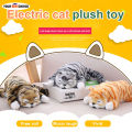 YBC Children Cute Electric Ragdoll Cat Dolls Plush Toy Sound Motor Kids Toys Gifts. 